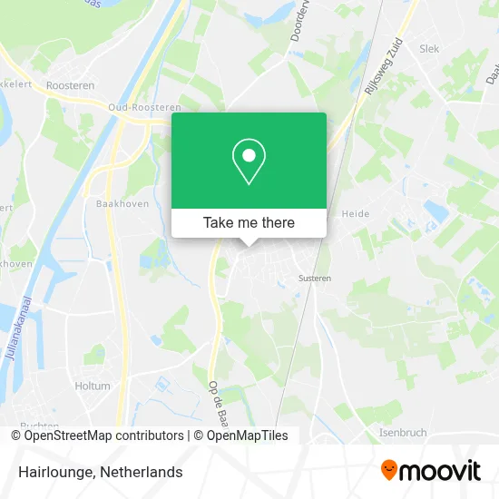 Hairlounge map