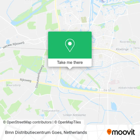 Bmn Distributiecentrum Goes map