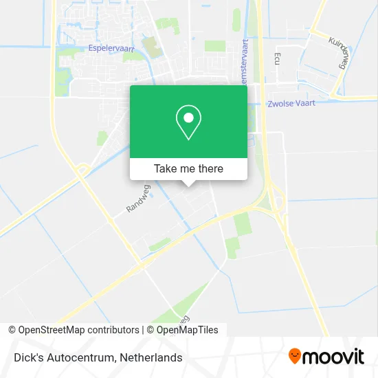 Dick's Autocentrum map