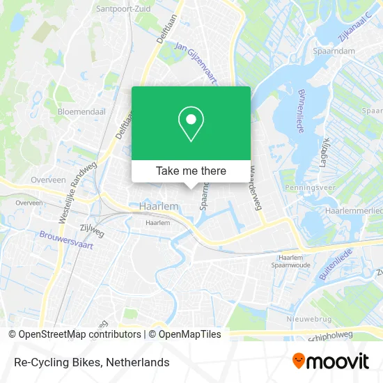 Re-Cycling Bikes map