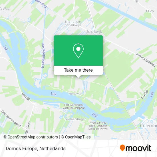 Domes Europe map