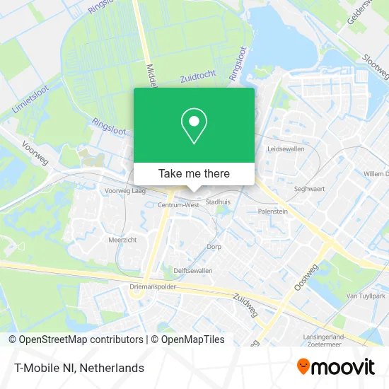 T-Mobile Nl map