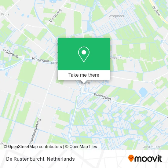 De Rustenburcht Karte