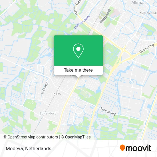 Modeva map