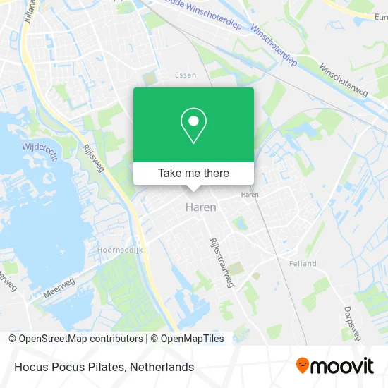 Hocus Pocus Pilates map