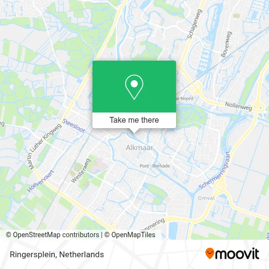 Ringersplein map