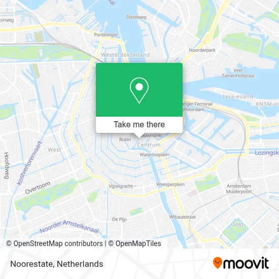 Noorestate map