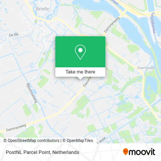 Postnl Pakketpunt map