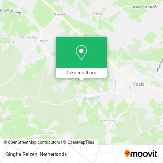 Singha Reizen map