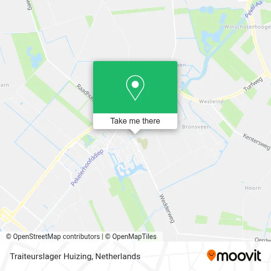 Traiteurslager Huizing map