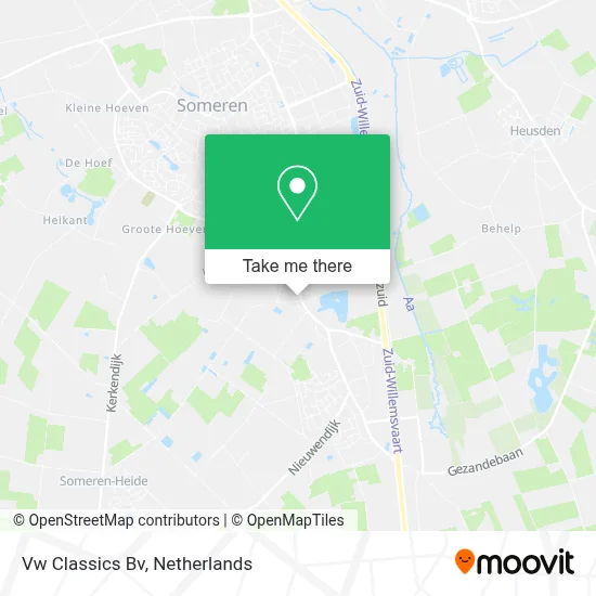 Vw Classics Bv map