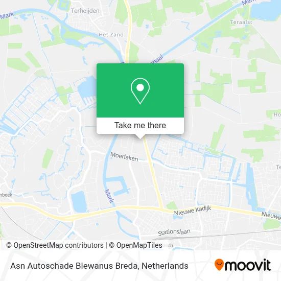 Asn Autoschade Blewanus Breda map