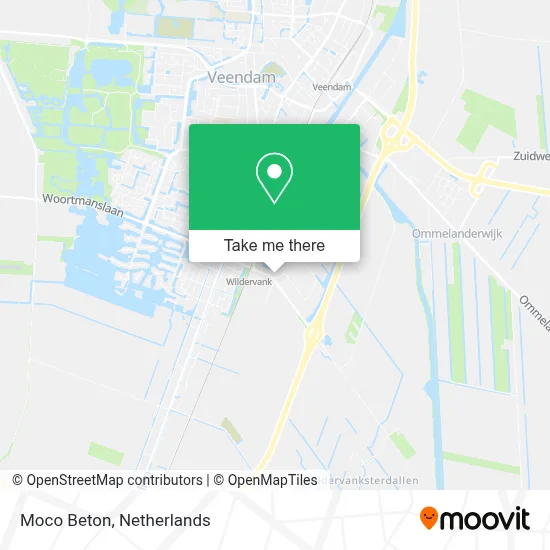 Moco Beton map