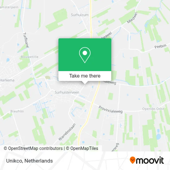 Unikco map
