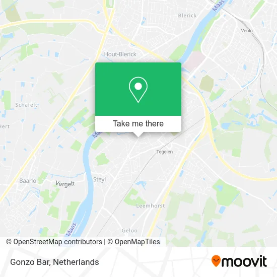 Gonzo Bar map