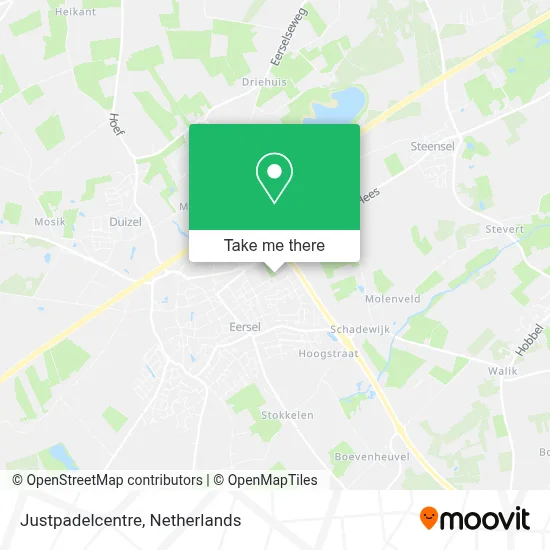 Justpadelcentre map