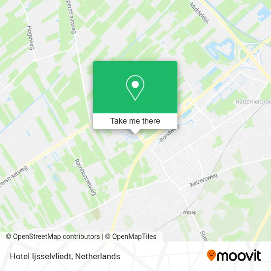 Hotel Ijsselvliedt map