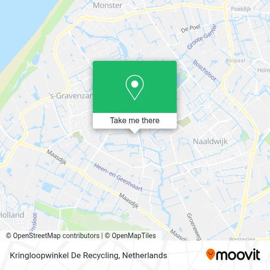 Kringloopwinkel De Recycling map