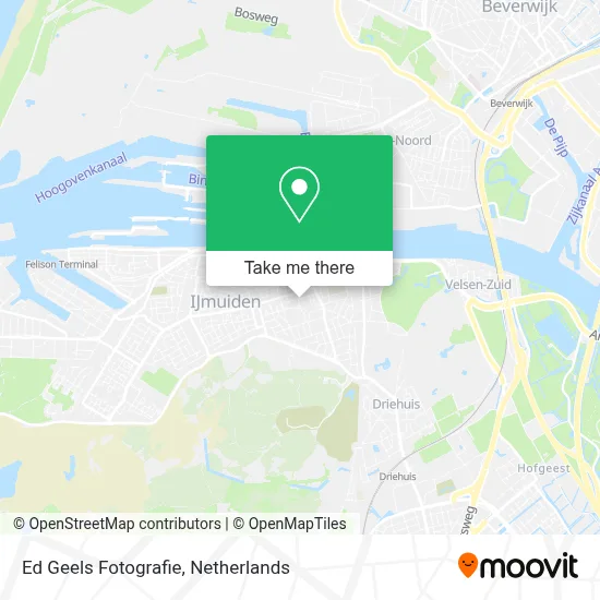 Ed Geels Fotografie map