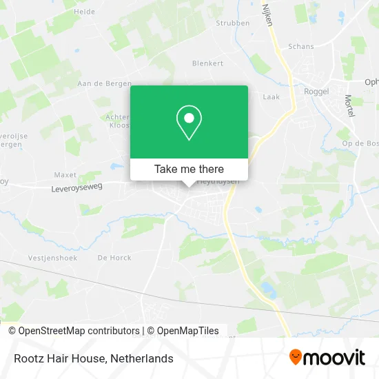 Rootz Hair House map