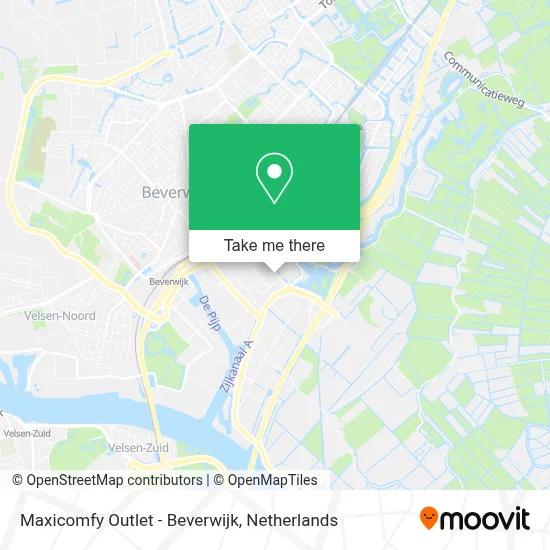 Maxicomfy Outlet - Beverwijk map