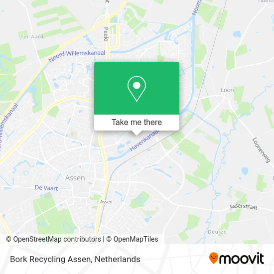 Bork Recycling Assen map