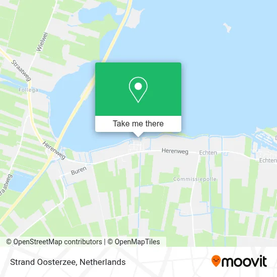 Strand Oosterzee map