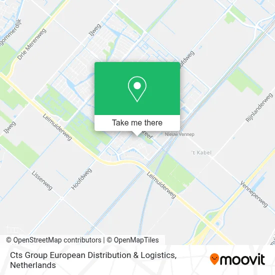 Cts Group European Distribution & Logistics map