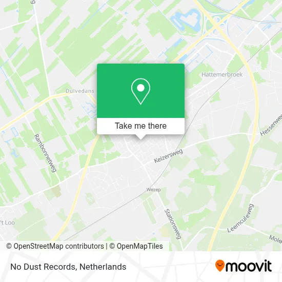 No Dust Records map