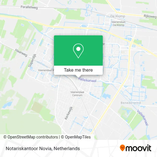 Notariskantoor Novia map