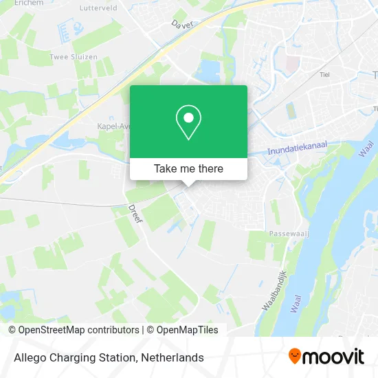 Allego Charging Station map