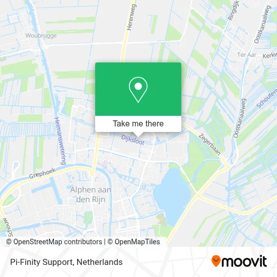 Pi-Finity Support map