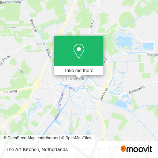 The Art Kitchen map