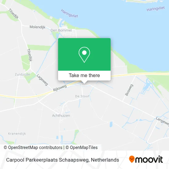 Carpool Parkeerplaats Schaapsweg map