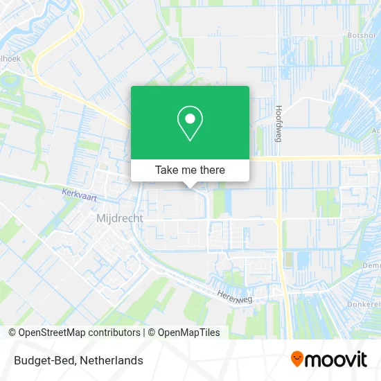 Budget-Bed map