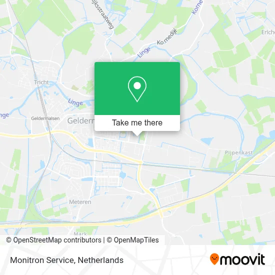 Monitron Service map