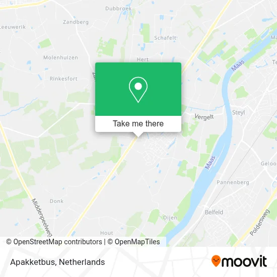 Apakketbus map
