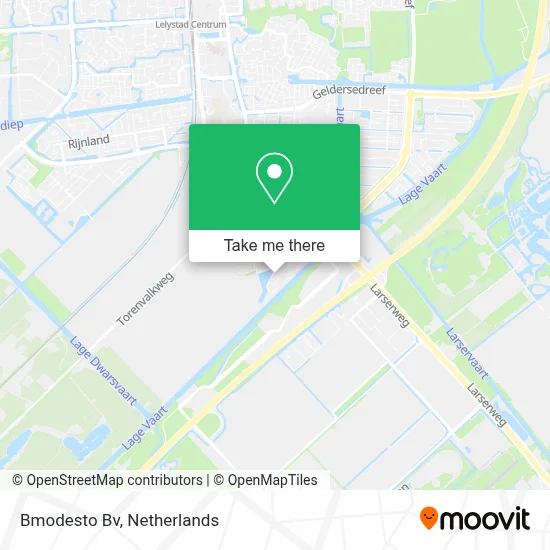 Bmodesto Bv map