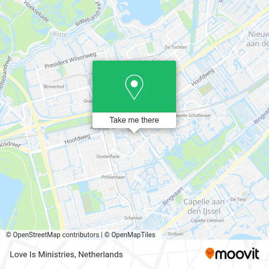 Love Is Ministries map