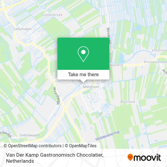 Van Der Kamp Gastronomisch Chocolatier map