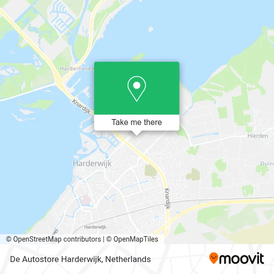 De Autostore Harderwijk map