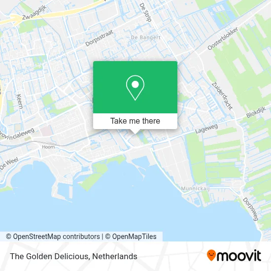 The Golden Delicious map