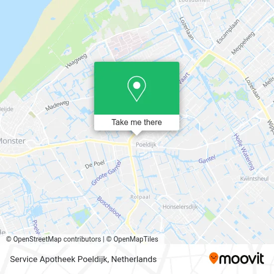 Service Apotheek Poeldijk map