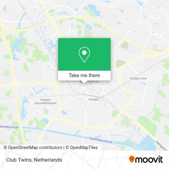 Club Twins map