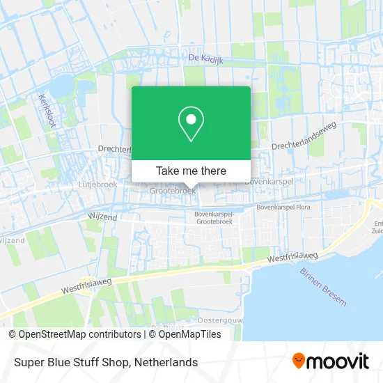 Super Blue Stuff Shop map
