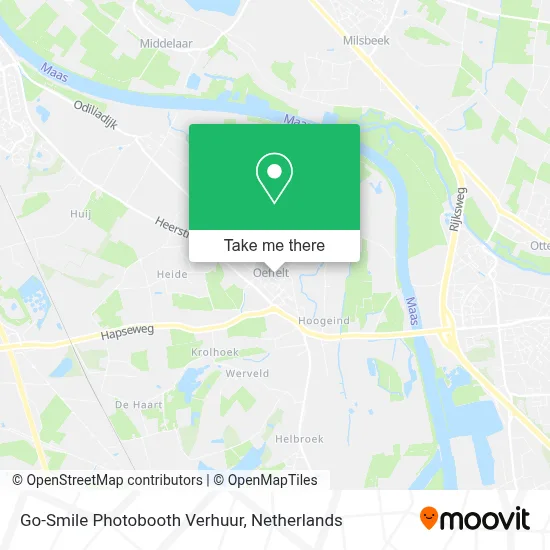 Go-Smile Photobooth Verhuur map