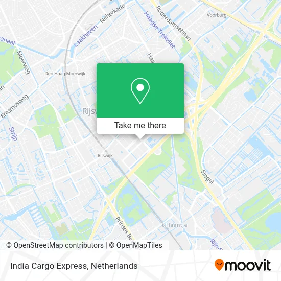 India Cargo Express map