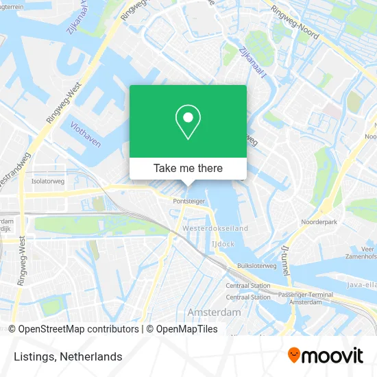 Listings map