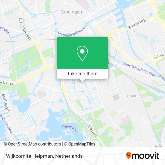 Wijkcomite Helpman Karte