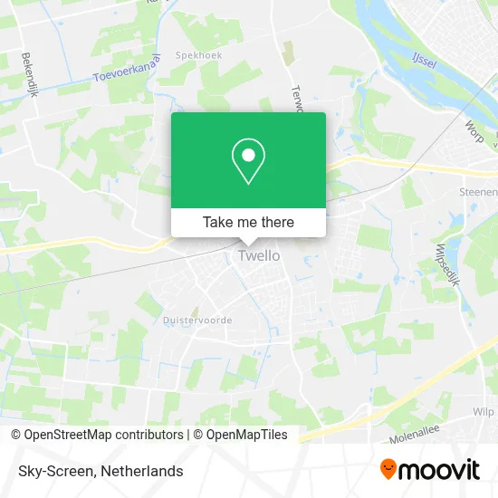 Sky-Screen map